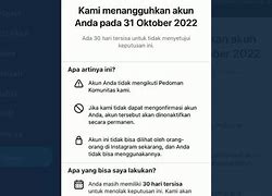 Akun Anda Ditangguhkan Instagram